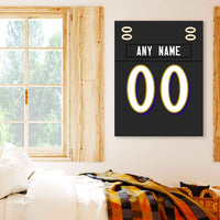 Thumbnail for Baltimore Jersey Custom Canvas Print Wall Art for Boy Girl Men Women American Football Personalized Canvas Art