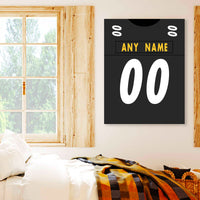 Thumbnail for Pittsburgh Jersey Custom Canvas Print Wall Art for Boy Girl Men Women American Football Personalized Canvas Art