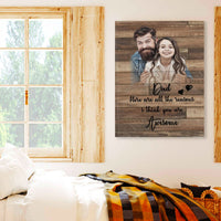 Thumbnail for Custom Photo Father's Day Gifts Canvas Print Wall Art for Dad - Personalized To My Dad Wall Art - Gift for Dad
