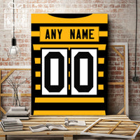 Thumbnail for Pittsburgh Jersey Custom Canvas Print Wall Art for Boy Girl Men Women American Football Personalized Canvas Art