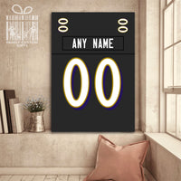 Thumbnail for Baltimore Jersey Custom Canvas Print Wall Art for Boy Girl Men Women American Football Personalized Canvas Art