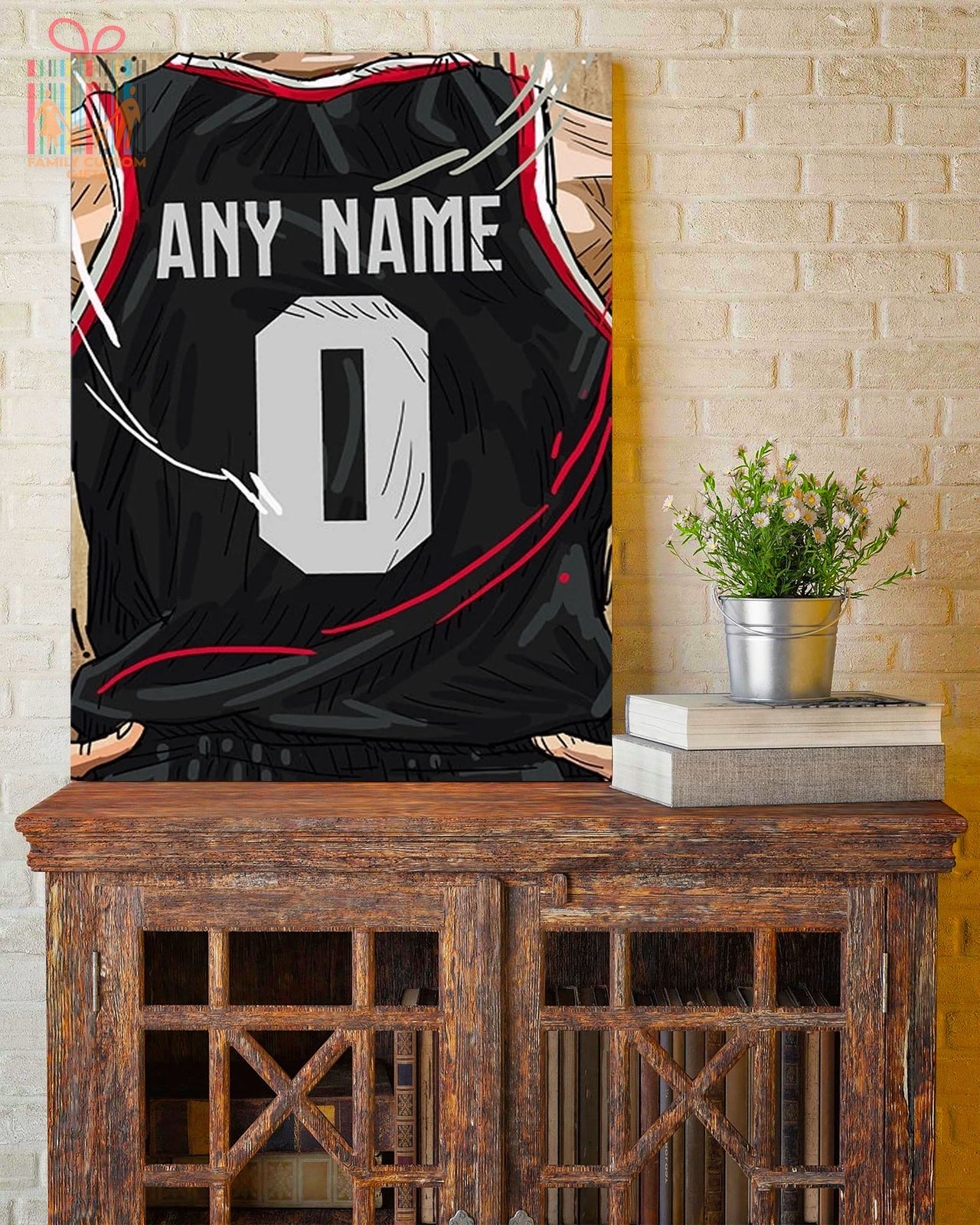 Portland Trail Blazers Jersey Custom Canvas Print Wall Art for Boy Girl Men Women Basketball Personalized Canvas Art
