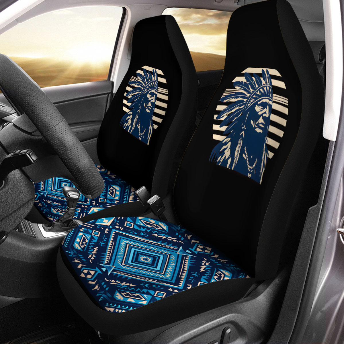 Native American 05 Car Seat Cover Size Universal Fit