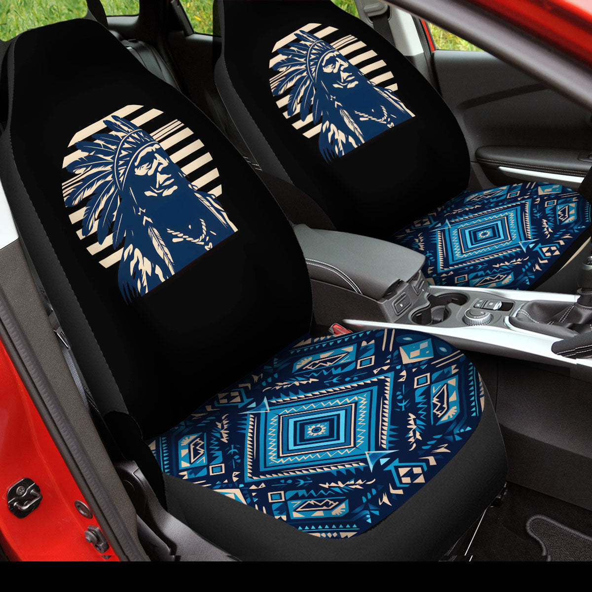 Native American 05 Car Seat Cover Size Universal Fit