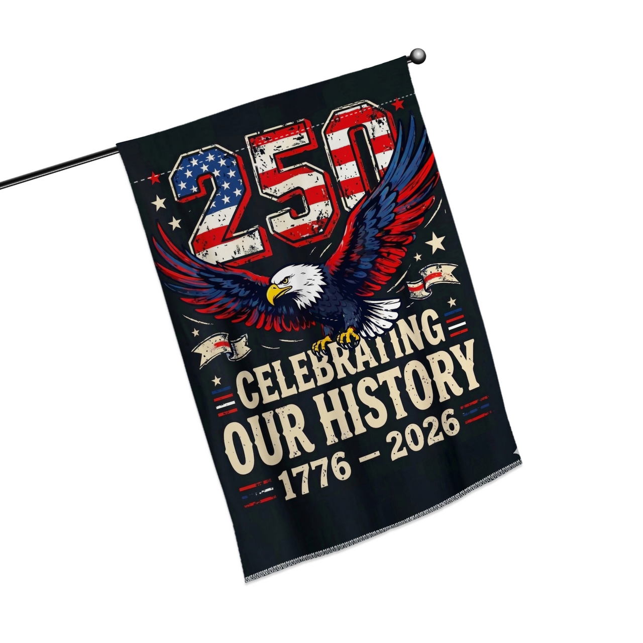 USA 250th Anniversary Garden Flag (1776–2026) – Patriotic Outdoor Decorative Flag 03