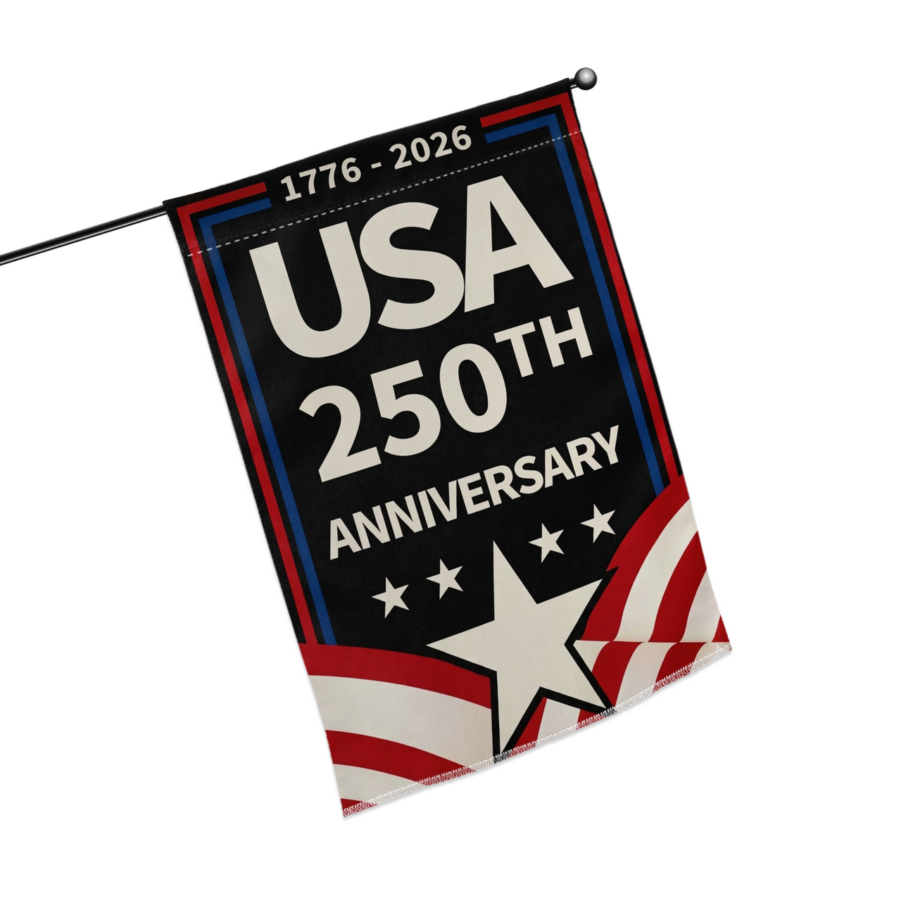 USA 250th Anniversary Garden Flag (1776–2026) – Patriotic Outdoor Decorative Flag 02