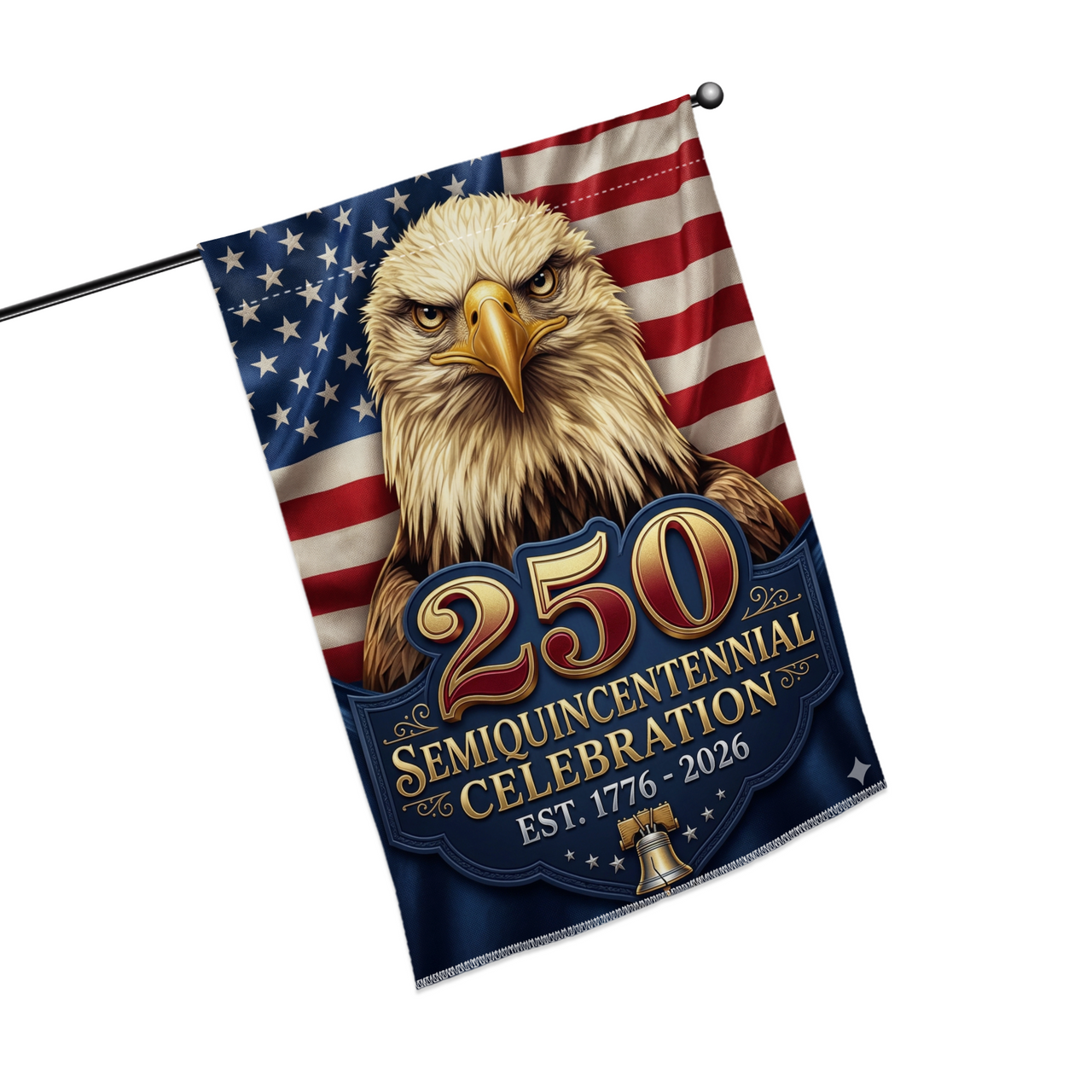 USA 250th Anniversary Garden Flag (1776–2026) – Patriotic Outdoor Decorative Flag 04