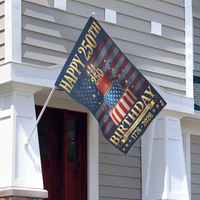 Thumbnail for USA 250th Anniversary Garden Flag (1776–2026) – Patriotic Outdoor Decorative Flag 01