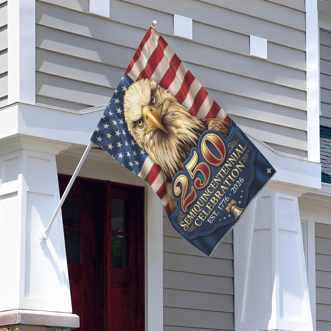 USA 250th Anniversary Garden Flag (1776–2026) – Patriotic Outdoor Decorative Flag 04