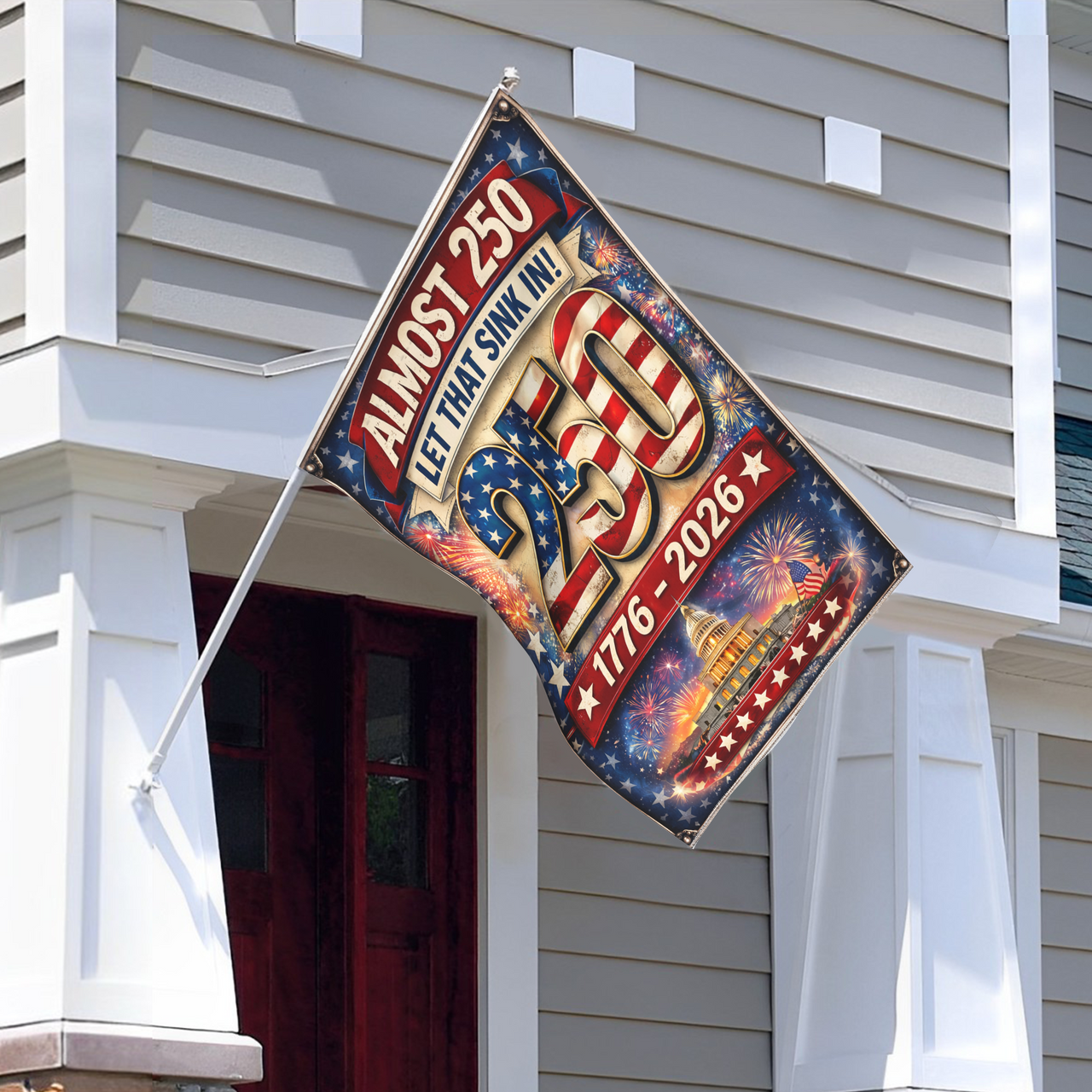 USA 250th Anniversary Garden Flag (1776–2026) – Patriotic Outdoor Decorative Flag 05