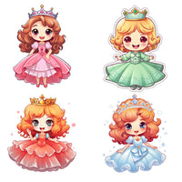 Thumbnail for Little Princess Clipart, Watercolor Princess Clipart,Little Princess Ornaments, Baby Princess, Castle Sublimation Design, Princess Birthday, Fairytale Princes 004