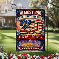 Thumbnail for USA 250th Anniversary Garden Flag (1776–2026) – Patriotic Outdoor Decorative Flag 05