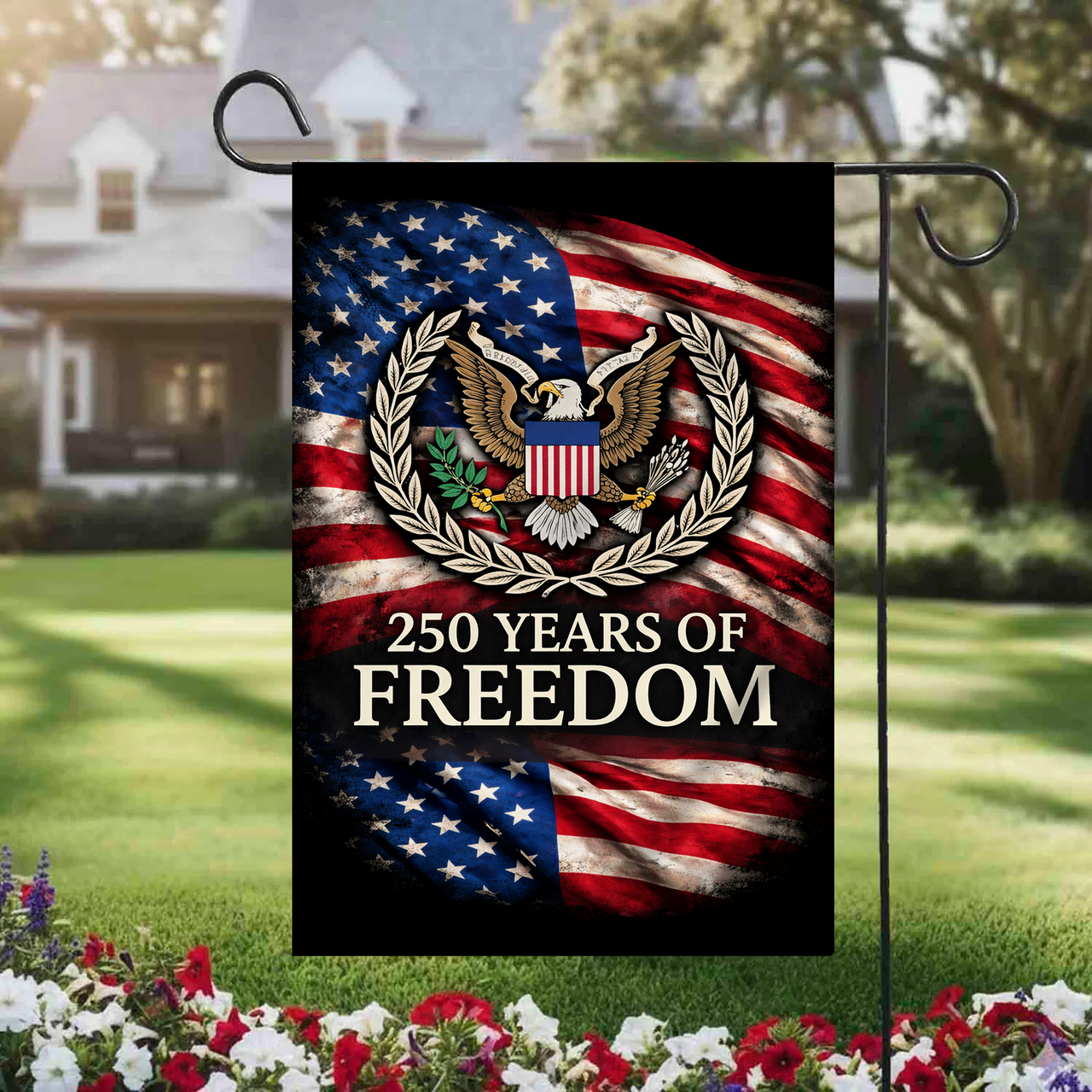 USA 250th Anniversary Garden Flag (1776–2026) – Patriotic Outdoor Decorative Flag 06