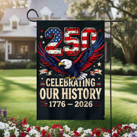 Thumbnail for USA 250th Anniversary Garden Flag (1776–2026) – Patriotic Outdoor Decorative Flag 03