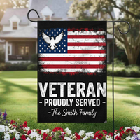 Thumbnail for USA 250th Anniversary Garden Flag (1776–2026) – Patriotic Outdoor Decorative Flag 07