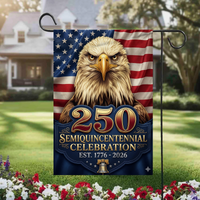 Thumbnail for USA 250th Anniversary Garden Flag (1776–2026) – Patriotic Outdoor Decorative Flag 04