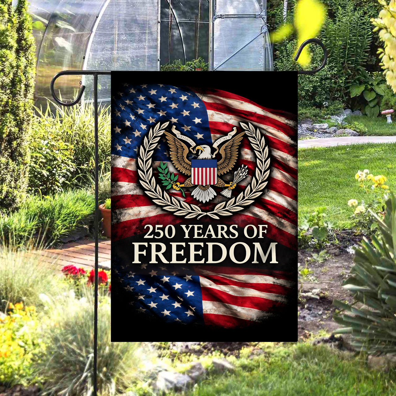 USA 250th Anniversary Garden Flag (1776–2026) – Patriotic Outdoor Decorative Flag 06