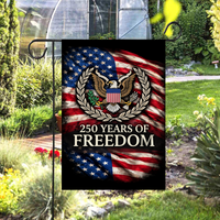 Thumbnail for USA 250th Anniversary Garden Flag (1776–2026) – Patriotic Outdoor Decorative Flag 06