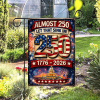 Thumbnail for USA 250th Anniversary Garden Flag (1776–2026) – Patriotic Outdoor Decorative Flag 05