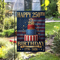 Thumbnail for USA 250th Anniversary Garden Flag (1776–2026) – Patriotic Outdoor Decorative Flag 01