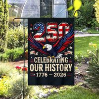 Thumbnail for USA 250th Anniversary Garden Flag (1776–2026) – Patriotic Outdoor Decorative Flag 03
