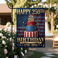 Thumbnail for USA 250th Anniversary Garden Flag (1776–2026) – Patriotic Outdoor Decorative Flag 01