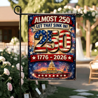 Thumbnail for USA 250th Anniversary Garden Flag (1776–2026) – Patriotic Outdoor Decorative Flag 05