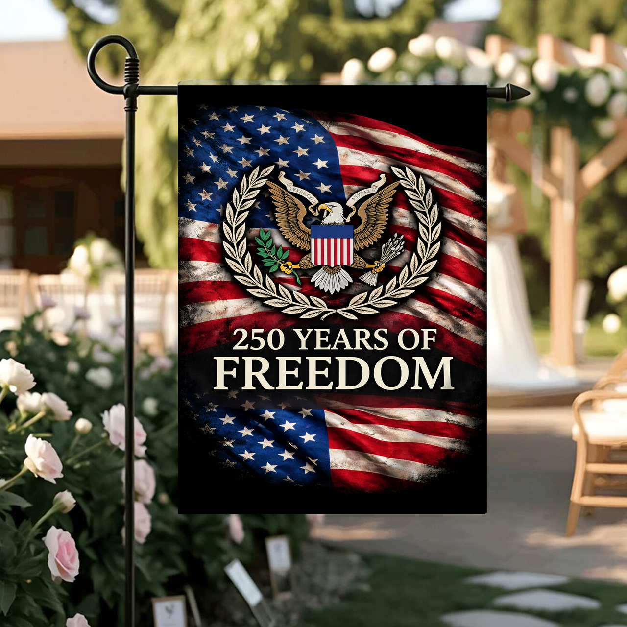 USA 250th Anniversary Garden Flag (1776–2026) – Patriotic Outdoor Decorative Flag 06
