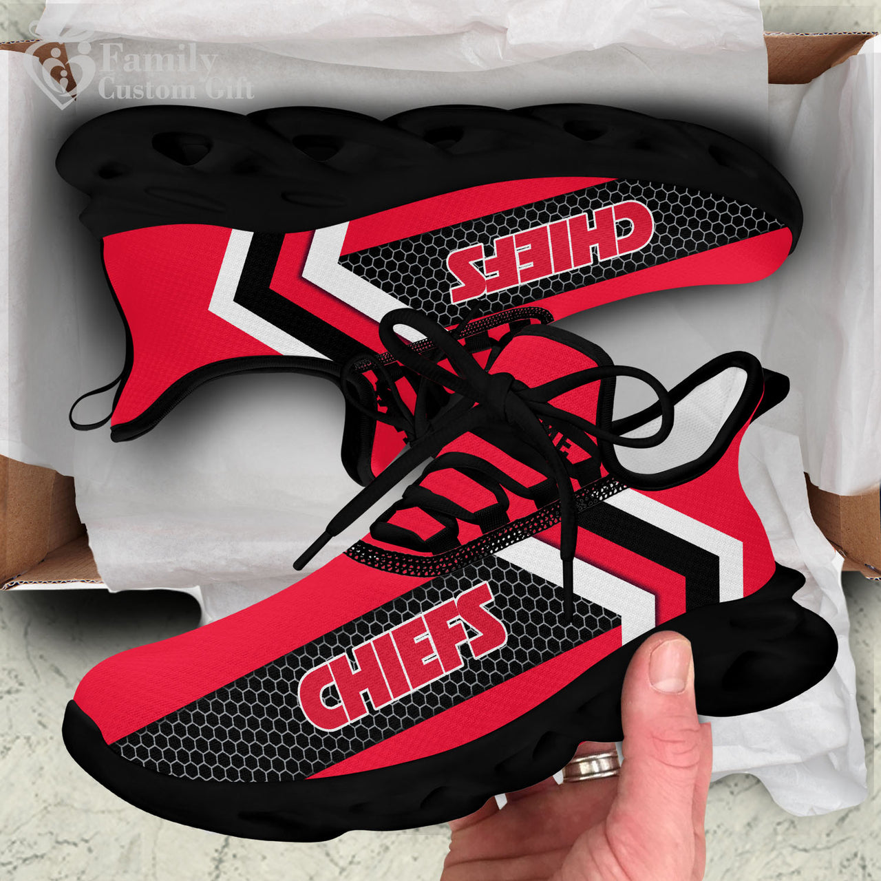 NFL Kansas City Chiefs -Clunky Max Soul Shoes For Men And Women