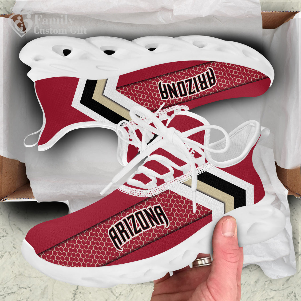 Arizona Baseball Diamondbacks Personalized Max Soul Sneakers Running Sport Shoes for Men Women