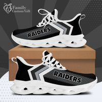 Thumbnail for Las Vegas Football Raiders Personalized Max Soul Sneakers Running Sport Shoes for Men Women