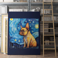 Thumbnail for Drawings French Bulldog Dog Van Goh Style Vintage Framed Canvas Prints Wall Art Hanging Home Decor