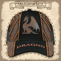Thumbnail for Vintage Dragon Custom Hats for Men & Women 3D Prints Personalized Baseball Caps