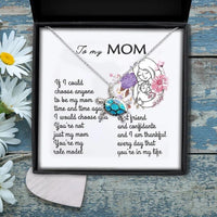 Thumbnail for Personalized Turtle Mom Necklace, Mother's Day Turtle Necklace from Daughter and Son