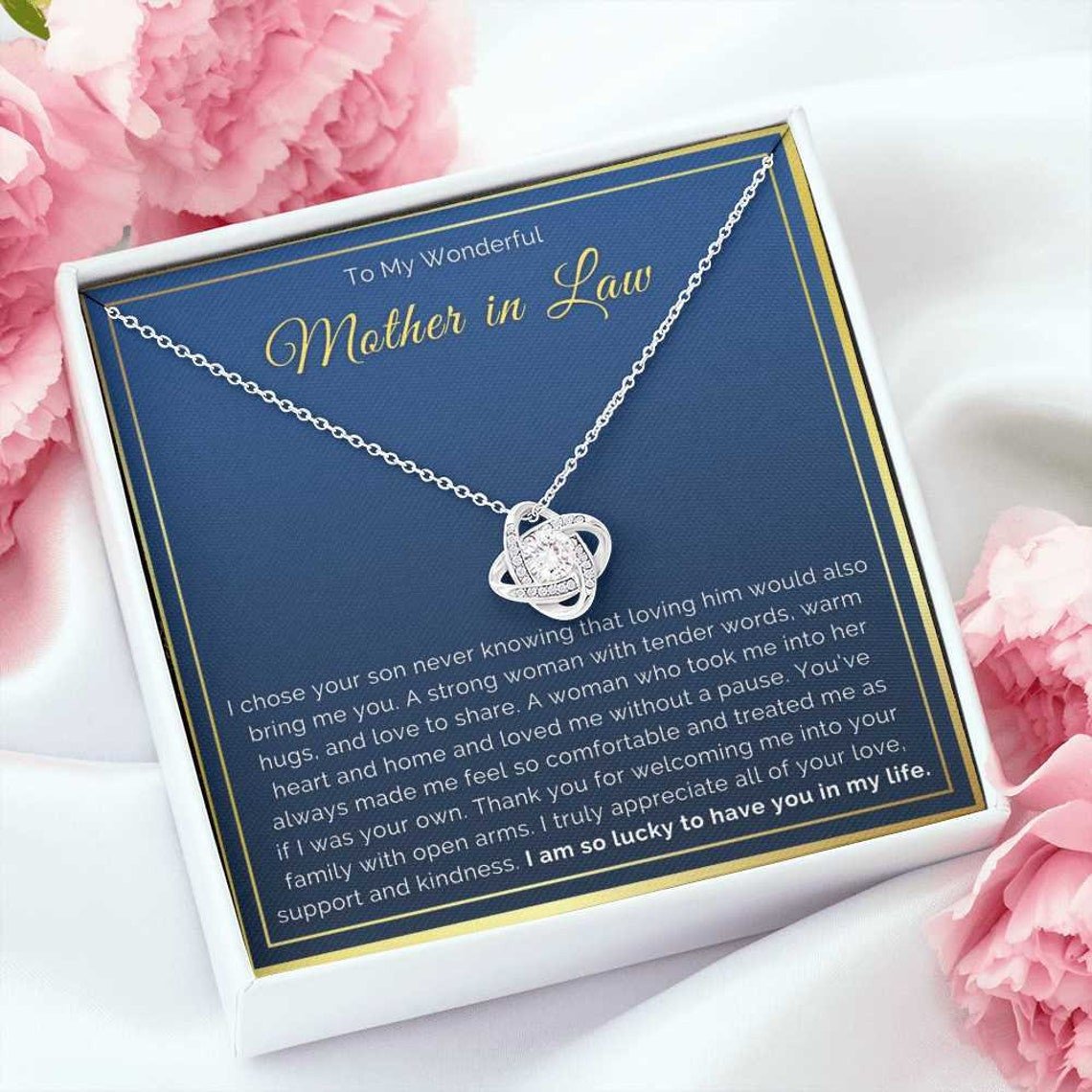 Mother in Law Necklace, Mother-In-Law Gift, Mom Gifts, Mother in