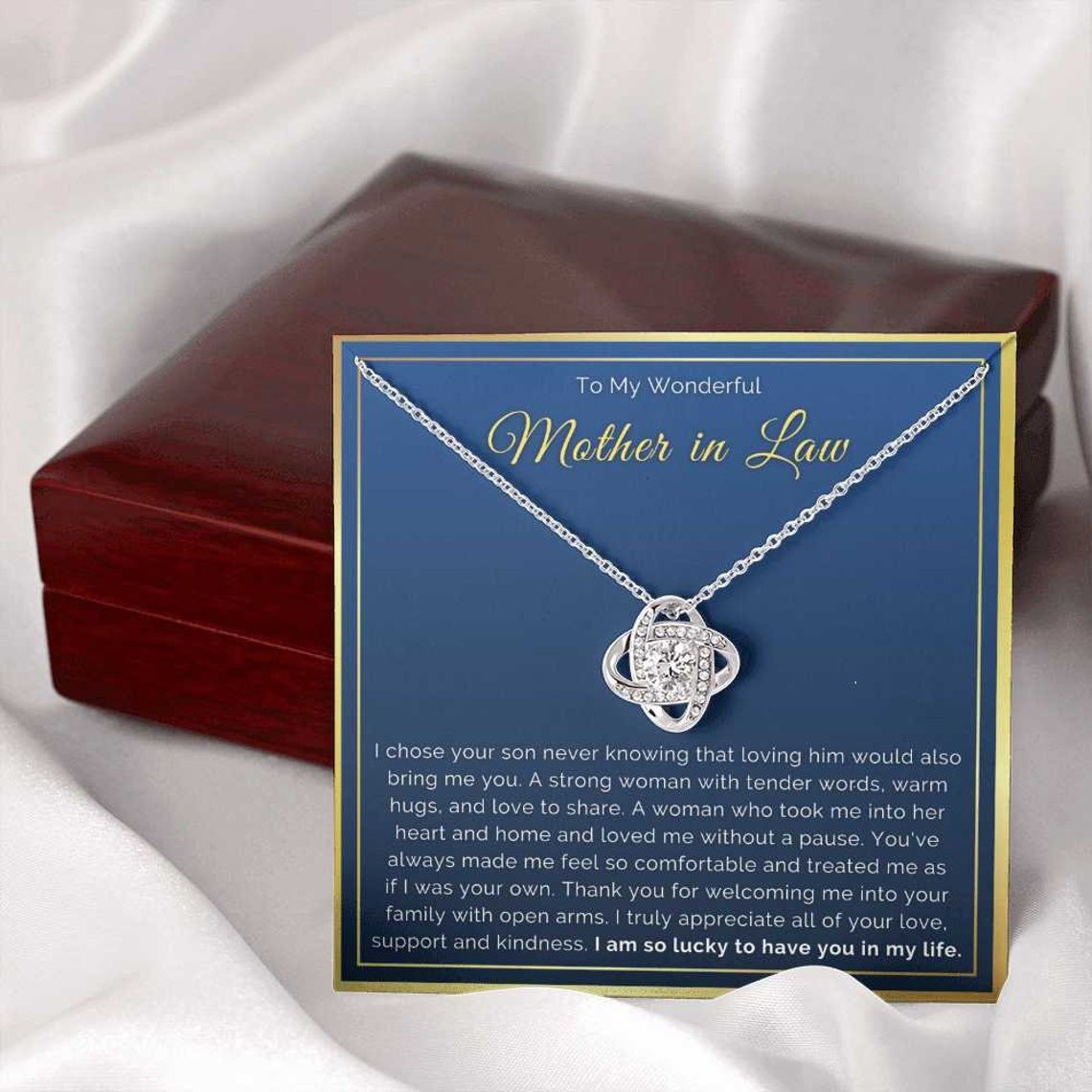 Mother in Law Necklace, Mother-In-Law Gift, Mom Gifts, Mother in