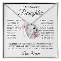 Thumbnail for To My Amazing Daughter Forever Love Necklace, Gift from Mom to Daughter, Birthday Gift, Meaningful Gift Necklace