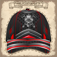 Thumbnail for Firefighters Custom Hats for Men & Women 3D Prints Personalized Baseball Caps