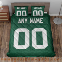 Thumbnail for Custom Quilt Sets Green Bay Jersey Personalized Football Premium Quilt Bedding for Men Women