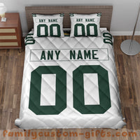 Thumbnail for Custom Quilt Sets Green Bay Jersey Personalized Football Premium Quilt Bedding for Men Women