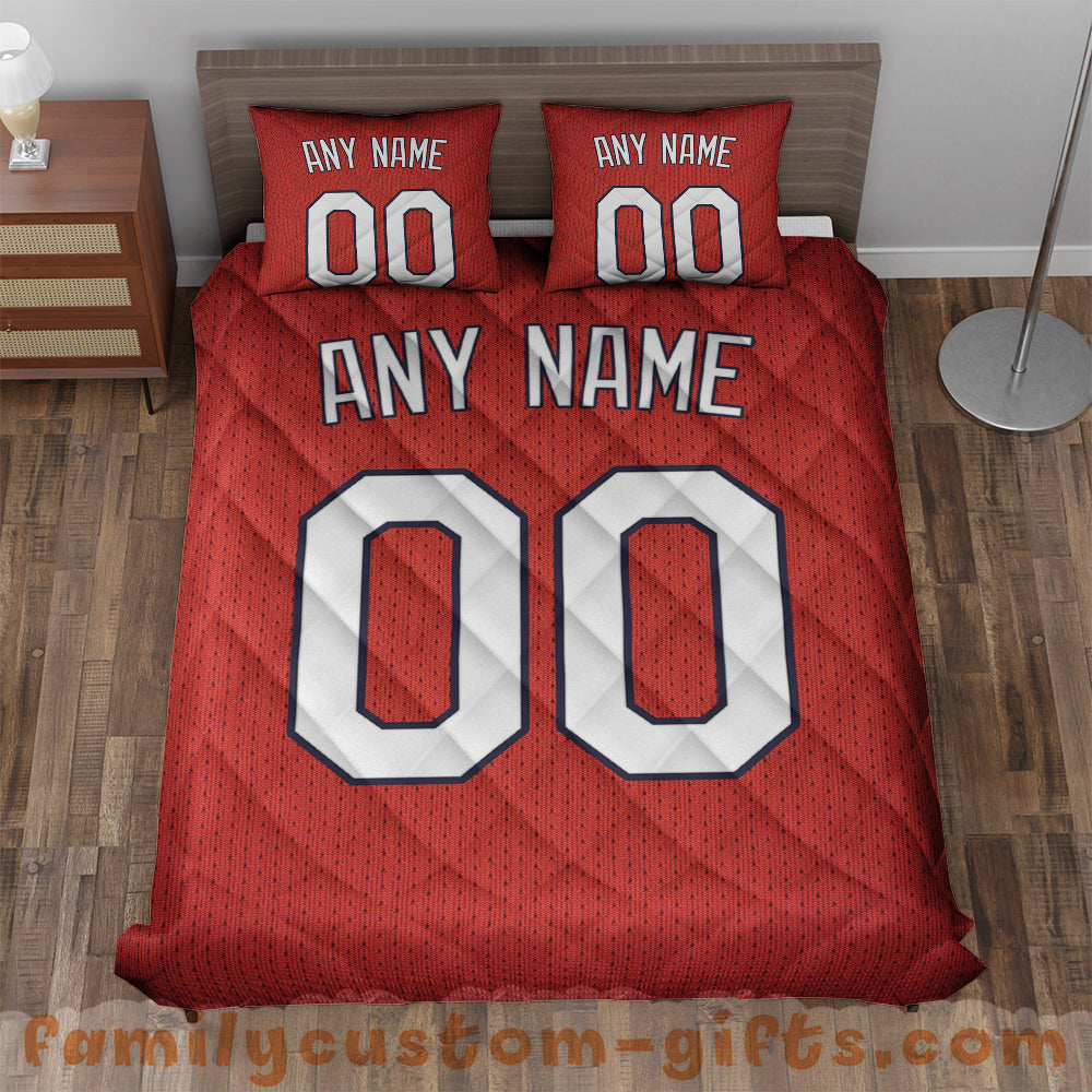 Custom Quilt Sets St. Louis Jersey Personalized Baseball Premium Quilt Bedding for Men Women