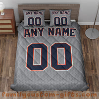 Thumbnail for Custom Quilt Sets Detroit Jersey Personalized Baseball Premium Quilt Bedding for Boys Girls Men Women