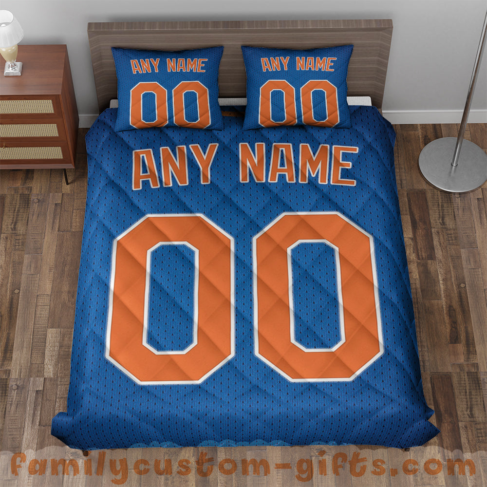 Custom Quilt Sets New York Jersey Personalized Baseball Premium Quilt Bedding for Boys Girls Men Women