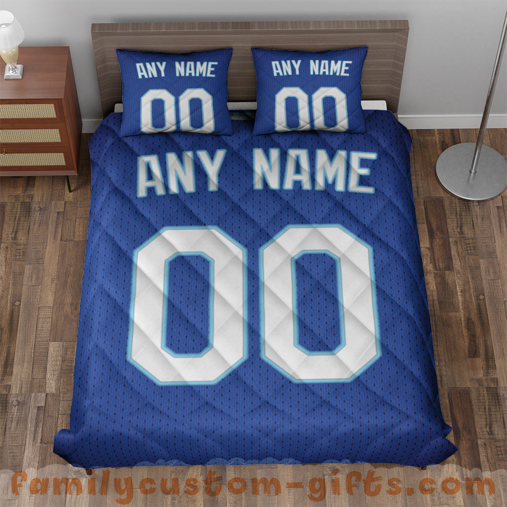 Custom Quilt Sets Kansas City Jersey Personalized Baseball Premium Quilt Bedding for Men Women