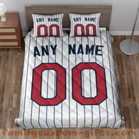 Thumbnail for Custom Quilt Sets Minnesota Jersey Personalized Baseball Premium Quilt Bedding for Boys Girls Men Women