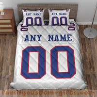 Thumbnail for Custom Quilt Sets New York Jersey Personalized Football Premium Quilt Bedding for Boys Girls Men Women