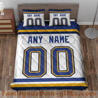 Thumbnail for Custom Quilt Sets St. Louis Jersey Personalized Ice hockey Premium Quilt Bedding for Men Women