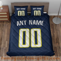 Thumbnail for Custom Quilt Sets Indiana Jersey Personalized Basketball Premium Quilt Bedding for Men Women