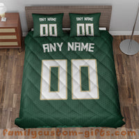 Thumbnail for Custom Quilt Sets Milwaukee Jersey Personalized Basketball Premium Quilt Bedding for Men Women