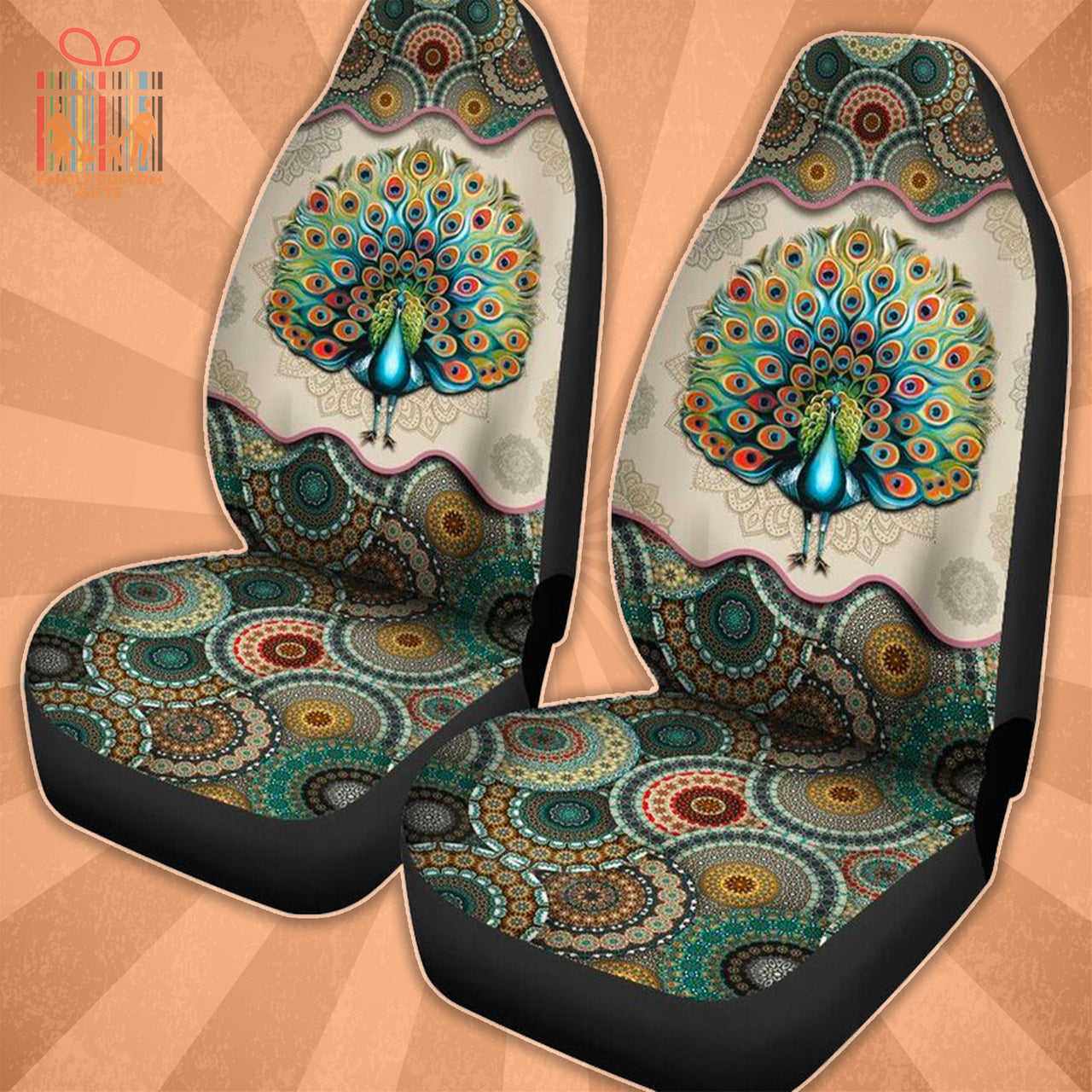 Peacock seat clearance covers